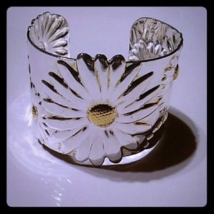Daisy Cuff Bracelet 925 Silver
